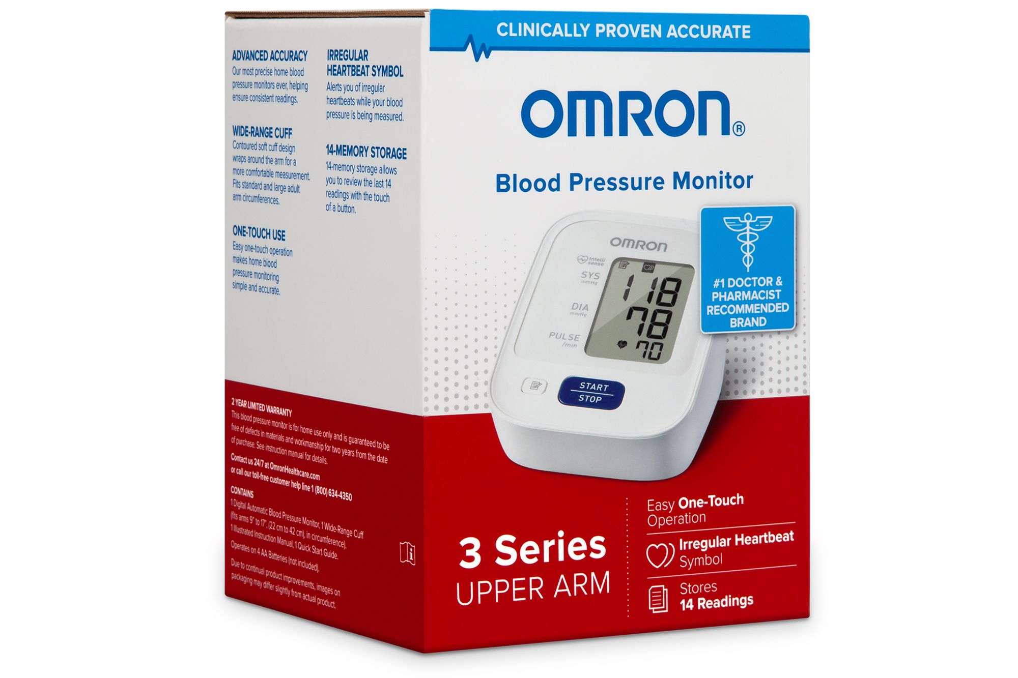 Tensiómetro digital de brazo OMRON 3 Series