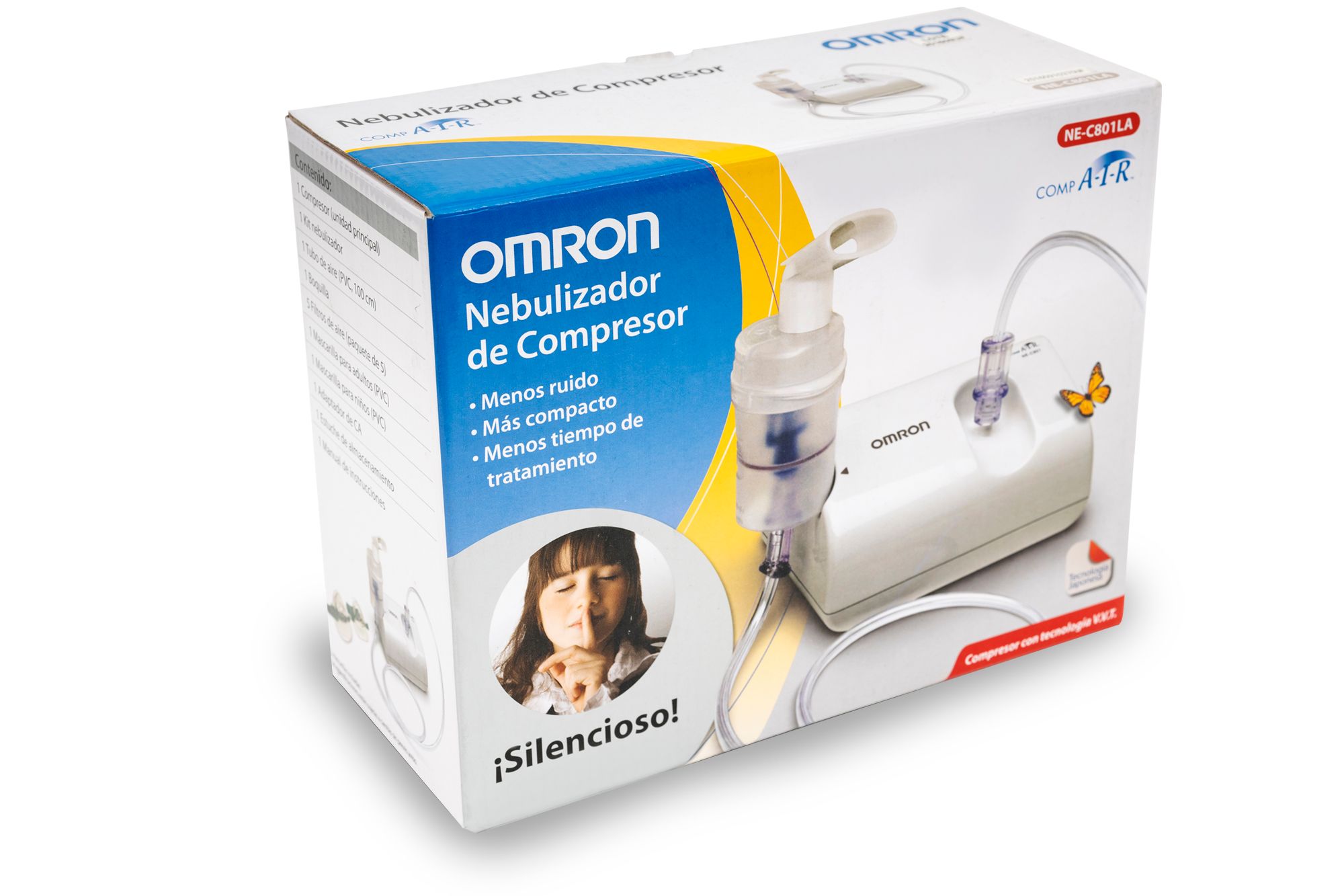 Nebulizador OMRON, fácil de utilizar 